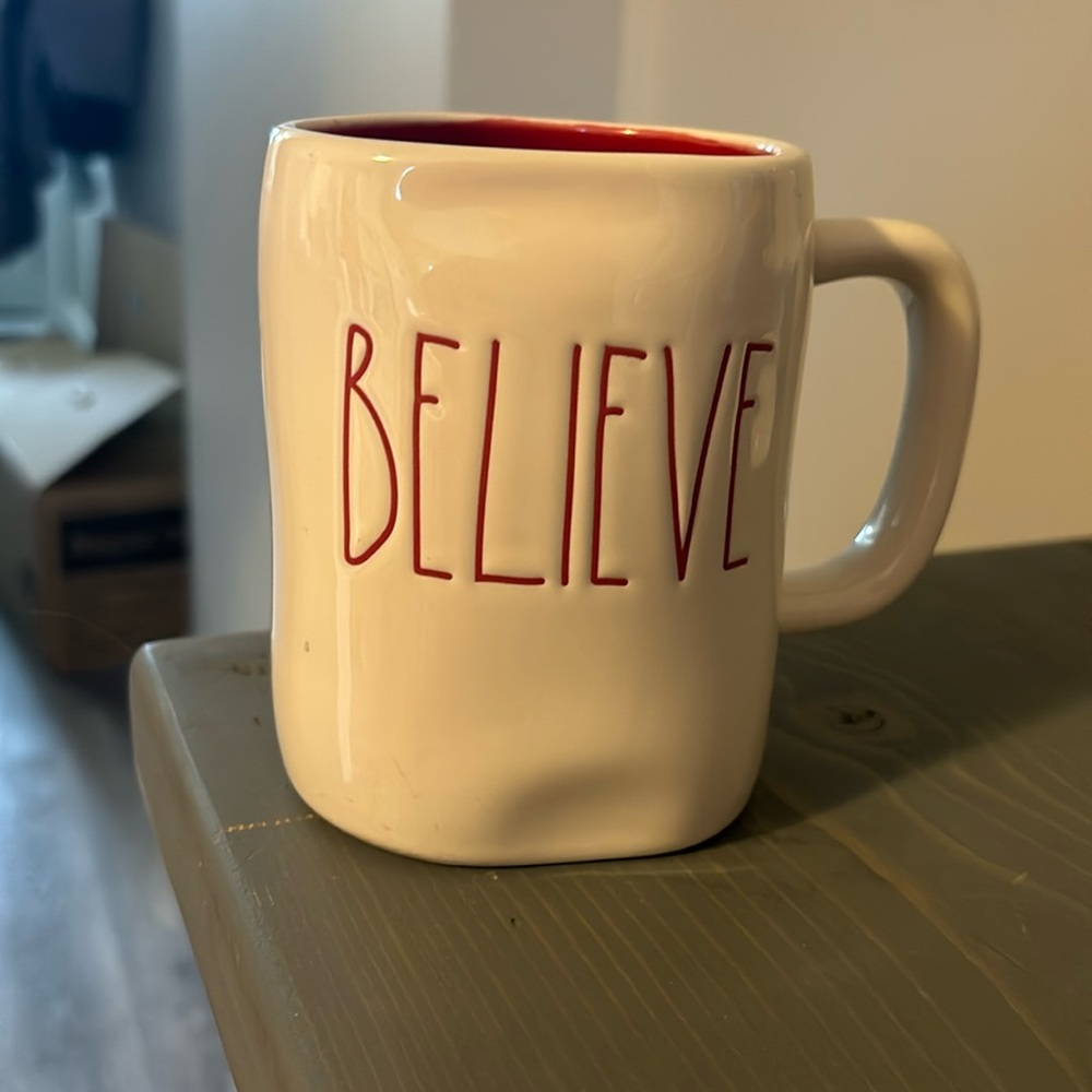 2/$35 or 3/$45 ✨ Rae Dunn Believe Mug | 2 FOR $30 or 3 for $40